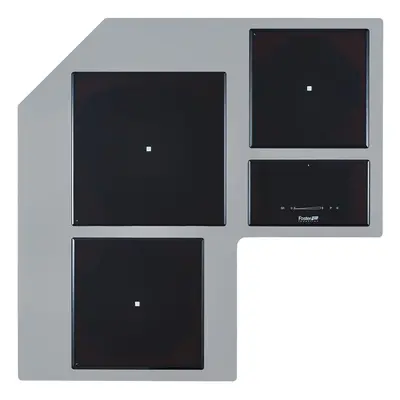 FOSTER CASTONE INDUCTION CORNER HOB 3Z BLK