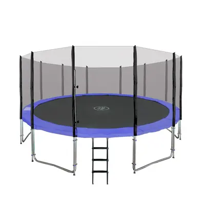 Trampolina ogrodowa SkyRamiz 487cm 16FT dla dzieci Niebieski + Akcesoria