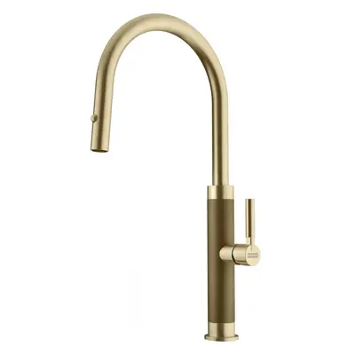 FRANKE Bateria Mythos Masterpiece pull-out spray Złoto 115.0711.558