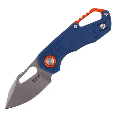 Nóż MKM Isonzo Clip Point Blue FRN, Stone Washed N