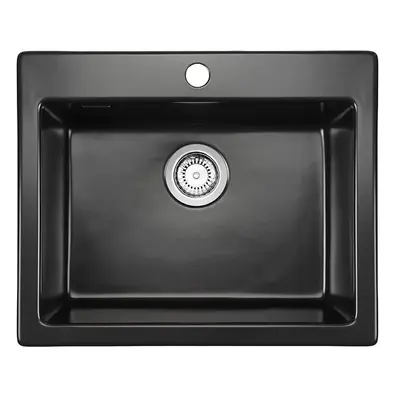 Sonra Makara 60 Black 70 zlewozmywak ceramiczny