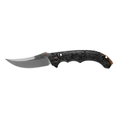 Benchmade MINI BEDLAM 865-02 MARBLED CARBON FIBER PLAIN