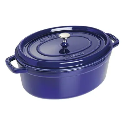 STAUB LA COCOTTE Garnek żeliwny owalny 5.5 ltr, niebieski