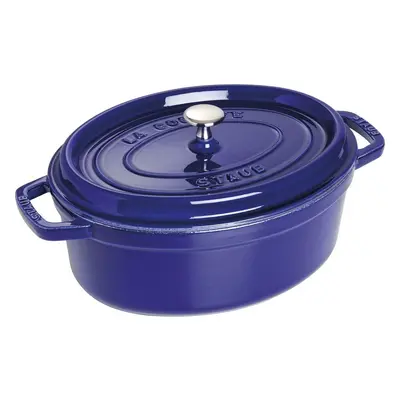 STAUB LA COCOTTE Garnek żeliwny owalny 4.2 ltr, niebieski