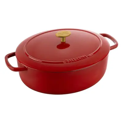 BALLARINI BELLAMONTE Garnek żeliwny owalny 4.5 ltr, czerwony