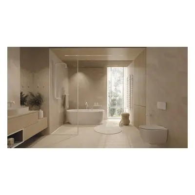 Deante BQS_A34M Biała Bateria bidetowa podtynkowa ze słuchawką typu bidetta