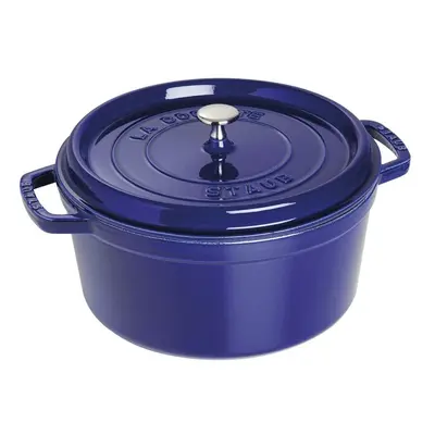 STAUB LA COCOTTE Garnek żeliwny okrągły 6.7 ltr, niebieski