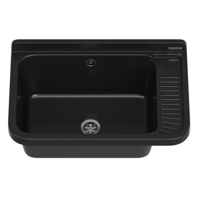 Pyramis Umywalka ogrodowa NEO PLUS 58,4X38 czarny granit