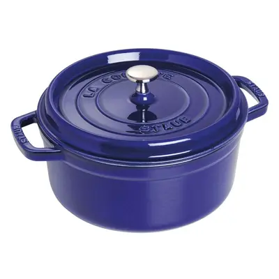 STAUB LA COCOTTE Garnek żeliwny okrągły 3.8 ltr, niebieski