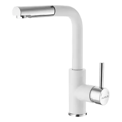 Alveus SIROS bateria kuchenna biały 11 + chrom