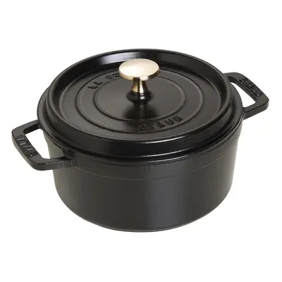 STAUB LA COCOTTE Garnek żeliwny okrągły 1.7 ltr, czarny