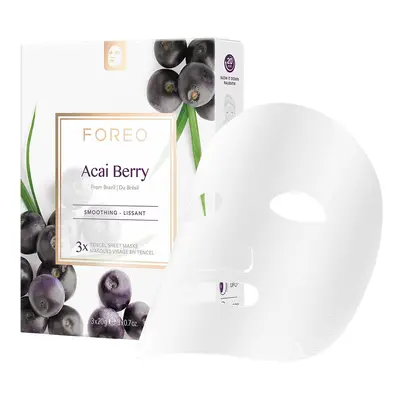 FOREO Acai Berry Firming Sheet Face Mask ujędrniająca maseczka do twarzy w płachcie z jagodami a