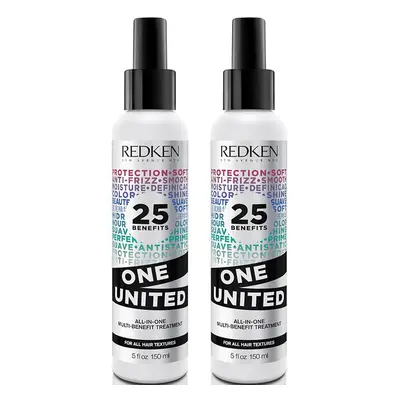 Redken One United Multi-Benefit Treatment Duo kuracja do włosów - zestaw 2 sztuk (2 x 150 ml)