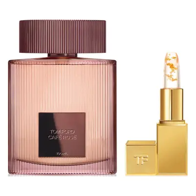 Tom Ford Café Rose Eau de Parfum 100ml and Lip Bundle