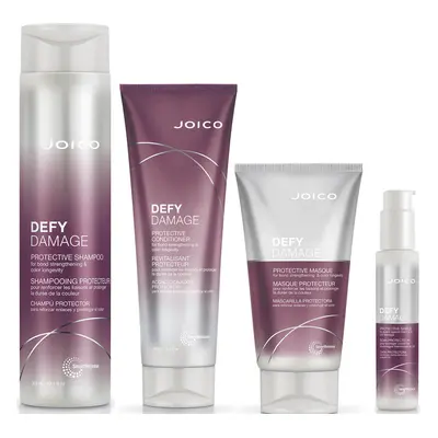 Joico Defy Damage Shampoo, Conditioner, Masque and Shield Set