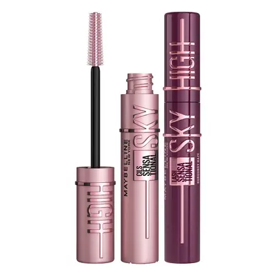 Maybelline Lash Sensational Sky High Mascara Bundle (Various Shades) - Burgundy Haze