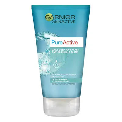 Garnier Pure Active Anti Blackhead Deep Pore Face Wash Oily Skin oczyszczający preparat do twarz