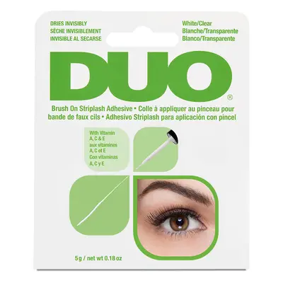 Duo Brush On Striplash Adhesive klej do rzęs – biały/bezbarwny (5 g)