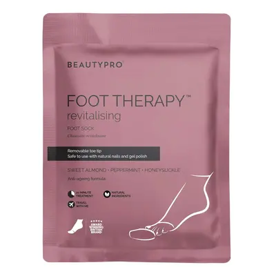 BEAUTYPRO Foot Therapy Collagen Infused Bootie with Removable Toe Tip (1 Pair)