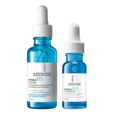 La Roche-Posay Replump and Hydrate Hyalu B5 Duo: Face Serum and Eye Cream Hyaluronic Acid Concen