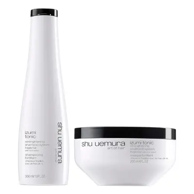 Shu Uemura Art of Hair Izumi Tonic Rice Water Shampoo and Hair Mask Routine