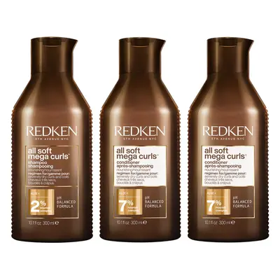 Redken All Soft Mega Curl Hydrating and Nourishing Shampoo with Conditioner Duo for Curly and Co