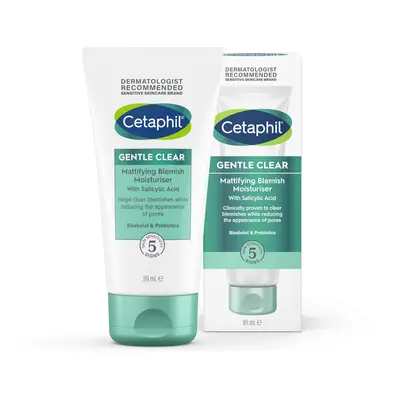 Cetaphil Gentle Clear Mattifying Blemish Face Cream with Salicylic Acid for Sensitive Skin matuj