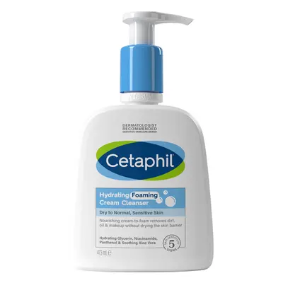 Cetaphil Hydrating Foaming Cream Cleanser Wash pieniący się, nawadniający krem oczyszczający 473