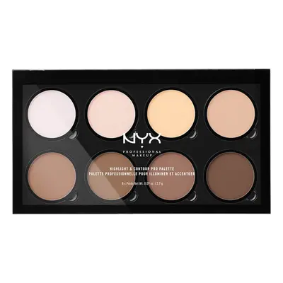 NYX Professional Makeup Highlight & Contour Pro Palette paleta do rozświetlania i konturowania