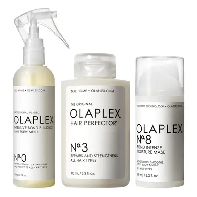 Olaplex No.0, No.3 and No.8 Bundle zestaw produktów do kuracji do włosów