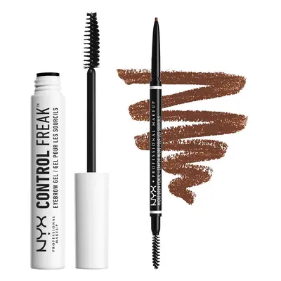 NYX Professional Makeup Tame and Define Brow Duo (Various Shades) - Brunette