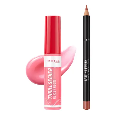 Rimmel Thrill Seeker Glassy Gloss and Lasting Finish Lip Liner (Various Shades) - 500 Pine to th