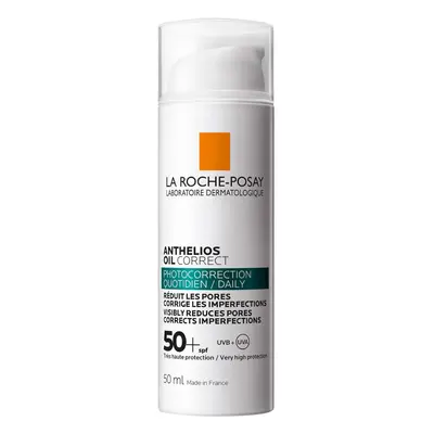 La Roche-Posay Anthelios Oil Correct Suncream SPF50 przeciwsłoneczny krem z olejkiem 50 ml