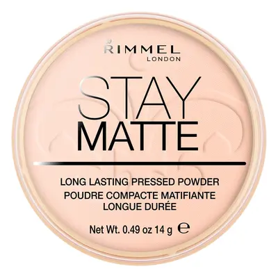 Rimmel Stay Matte Pressed Powder matowy puder prasowany (różne odcienie) - Pink Blossom
