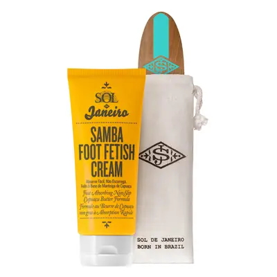 Sol de Janeiro Samba 2-Step Foot Fetish Care zestaw pumeks + krem do stóp 90 ml