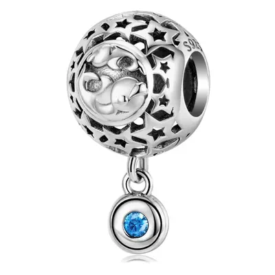 P103 Ryby zodiak charms koralik srebro 925