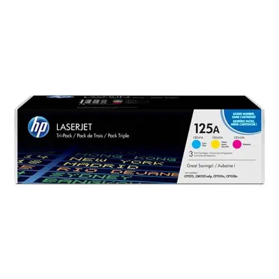 HP oryginalny toner CF373AM, CMY, 4200 (3x1400)s, 125A, HP Color LaserJet CP1215, CP1515, CP1518