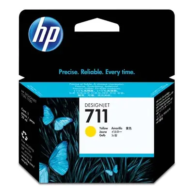 HP oryginalny tusz 711 żółty