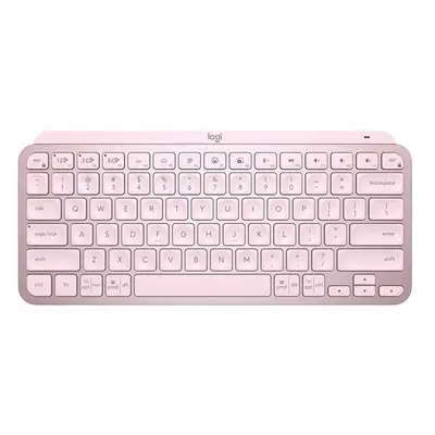 LOGITECH MX Keys Mini Minimalist Wireless Illuminated Keyboard ROSE INTNL (US)