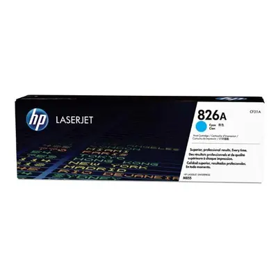 HP oryginalny toner CF311A, cyan, 31500s, 826A, HP Color LaserJet Enterprise M855dn, M855x+, M85