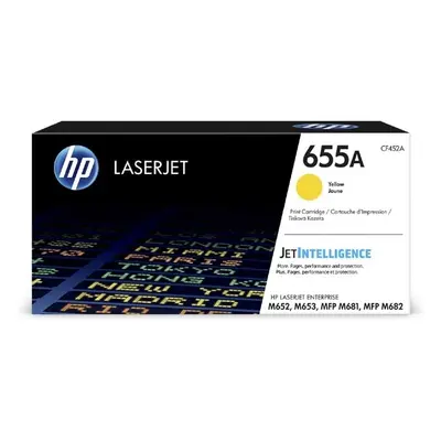 HP oryginalny toner CF452A, yellow, 10500s, 655A, HP Color LaserJet Enterprise M652dn,M652n,M653