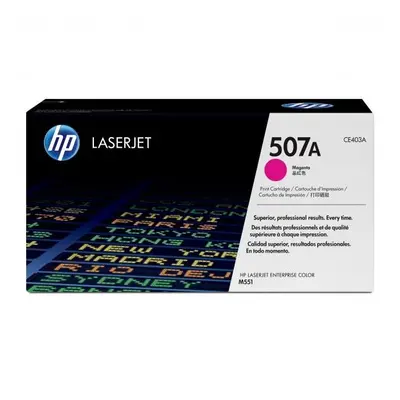 HP oryginalny toner CE403A, magenta, 6000s, 507A, HP LaserJet Enterprise 500 color M551