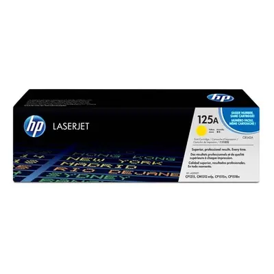 HP oryginalny toner CB542A, yellow, 1400s, 125A, HP Color LaserJet CP1215, 1515, 1518