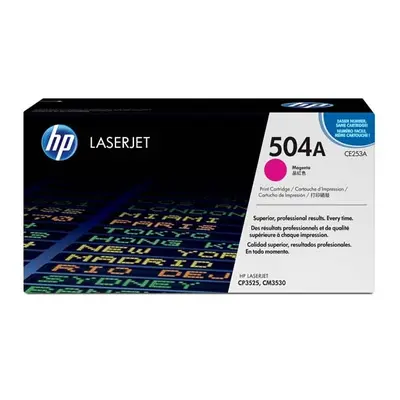 HP oryginalny toner CE253A, HP 504A, magenta, 7000s, HP Color LaserJet CP3525