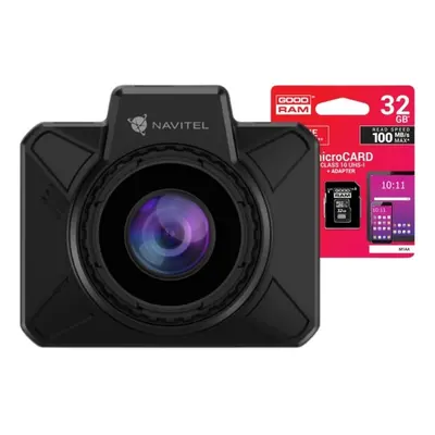 Zestaw Wideorejestrator kamera samochodowa Navitel AR202 NV + karta microSD 32GB