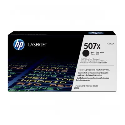 HP oryginalny toner CE400X, black, 11000s, 507X, HP LaserJet Enterprise 500 color M551