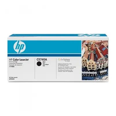 HP oryginalny toner CE740A, black, 7000s, HP Color LaserJet CP5225