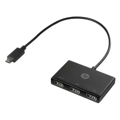 HP Inc. USB-C to 3 USB-A Hub Z6A00AA