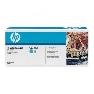 HP oryginalny toner CE741A, cyan, 7300s, HP Color LaserJet CP5225