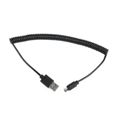 Gembird Kabel micro spirala USB 2.0 1.8m czarny AM-MBP5P